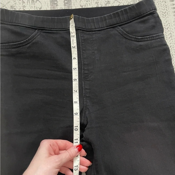 Simply‎ Vera by Vera Wang pull up charcoal jean leggings - Picture 3 of 6